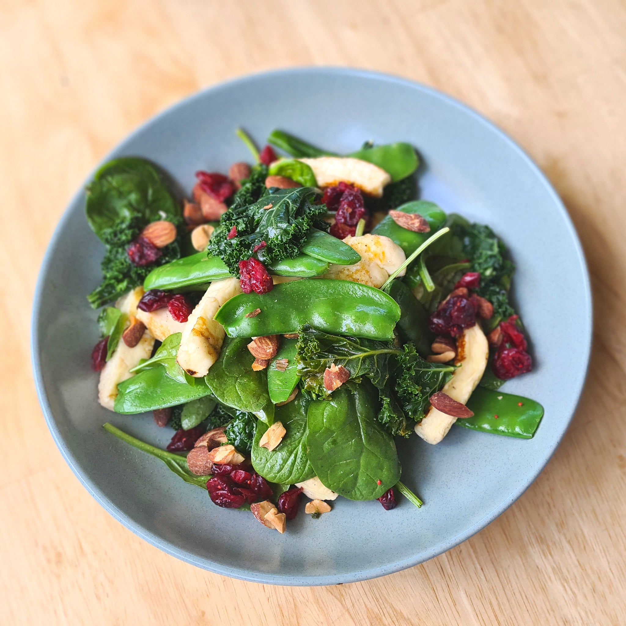 Fika autumn halloumi salad