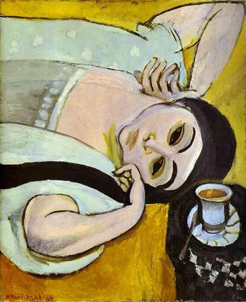 Coffee (art) History: Laurette's Head With A Coffee Cup