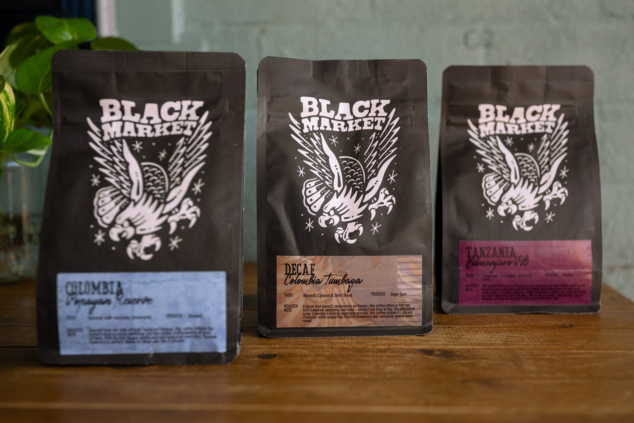 Black Market Coffee roastery in Sydney — specialty coffee beans and roasting process
