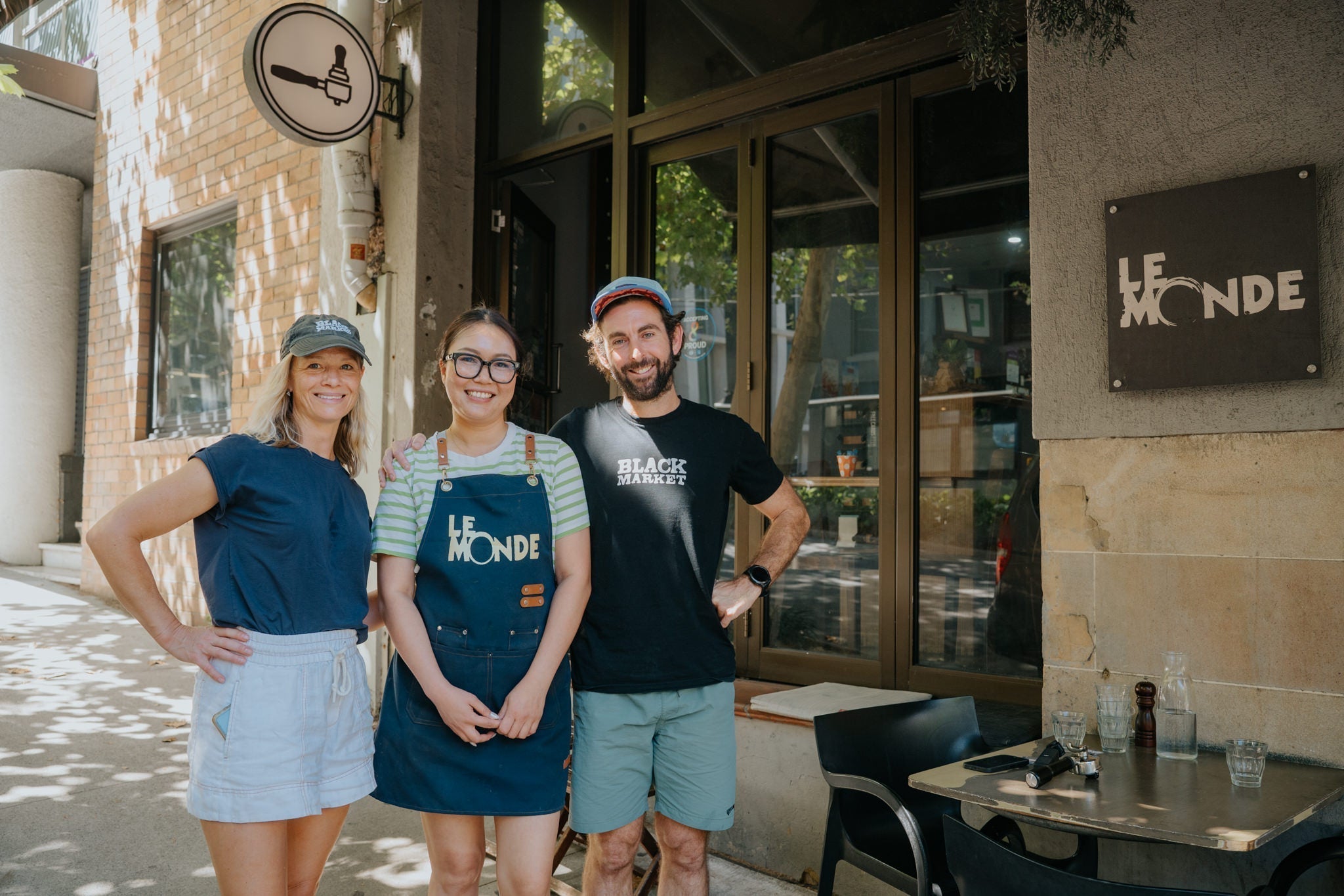 Morning coffee ritual in Surry Hills, Sydney - street photography of urban breakfast culture