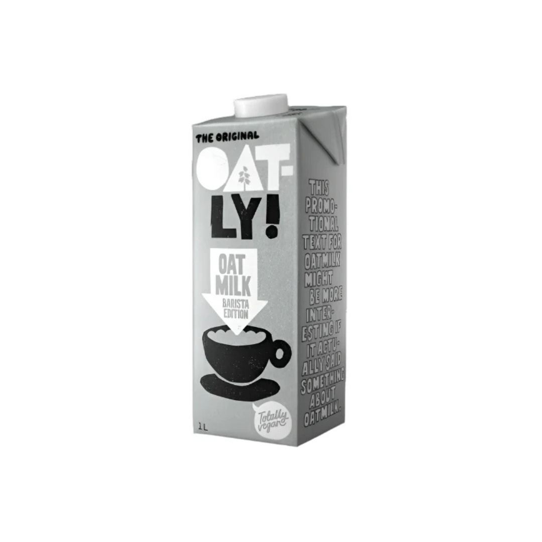 Oatly oat milk carton