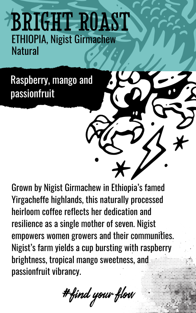 BRIGHT ROAST | Ethiopia, Nigist Girmachew | Natural