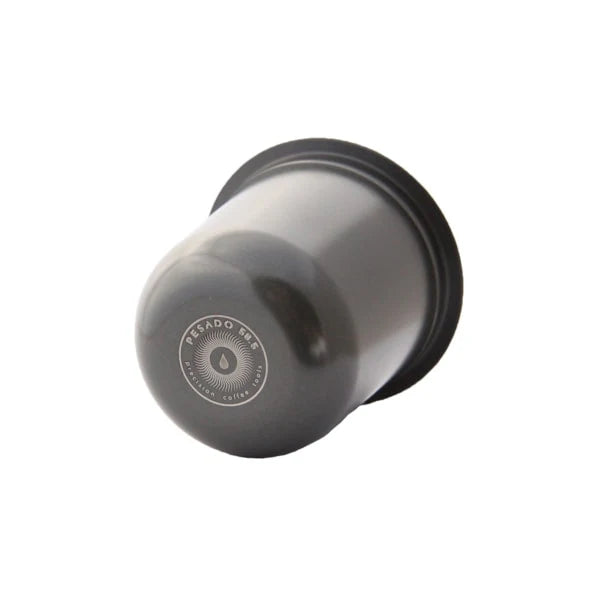 Pesado dosing cup - stainless steel espresso dosing funnel with black finish