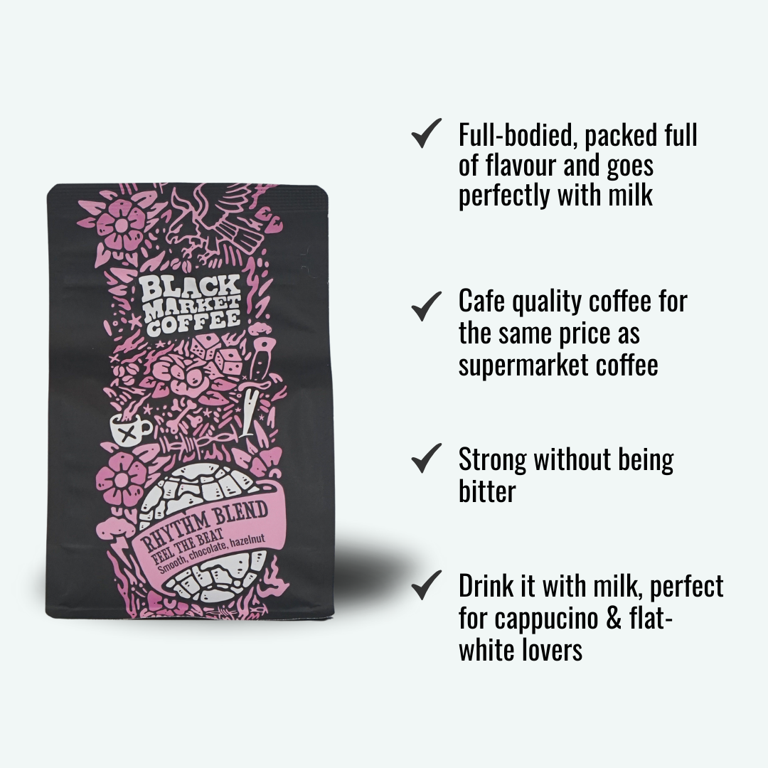 Black Market Coffee Rhythm Blend specialty coffee beans Sydney