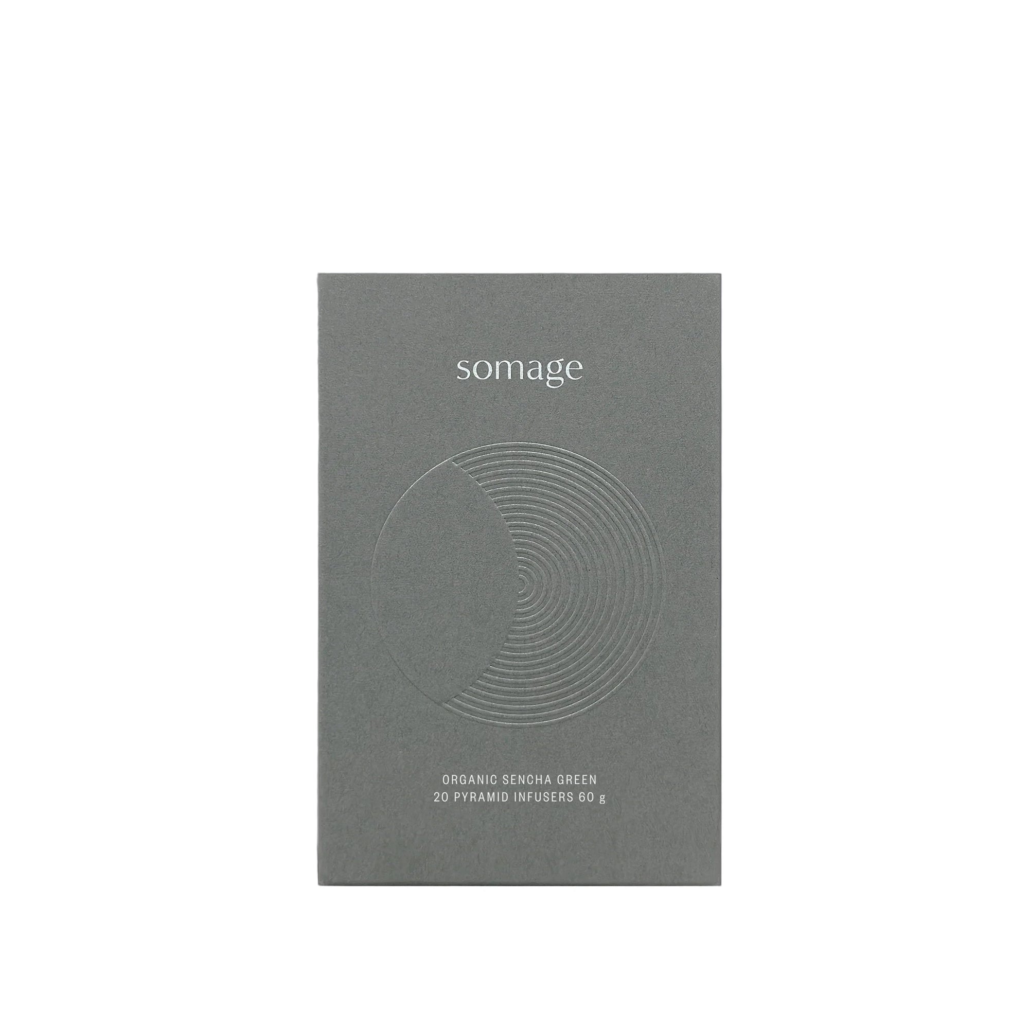 Somage Sencha Green Pyramid Bags