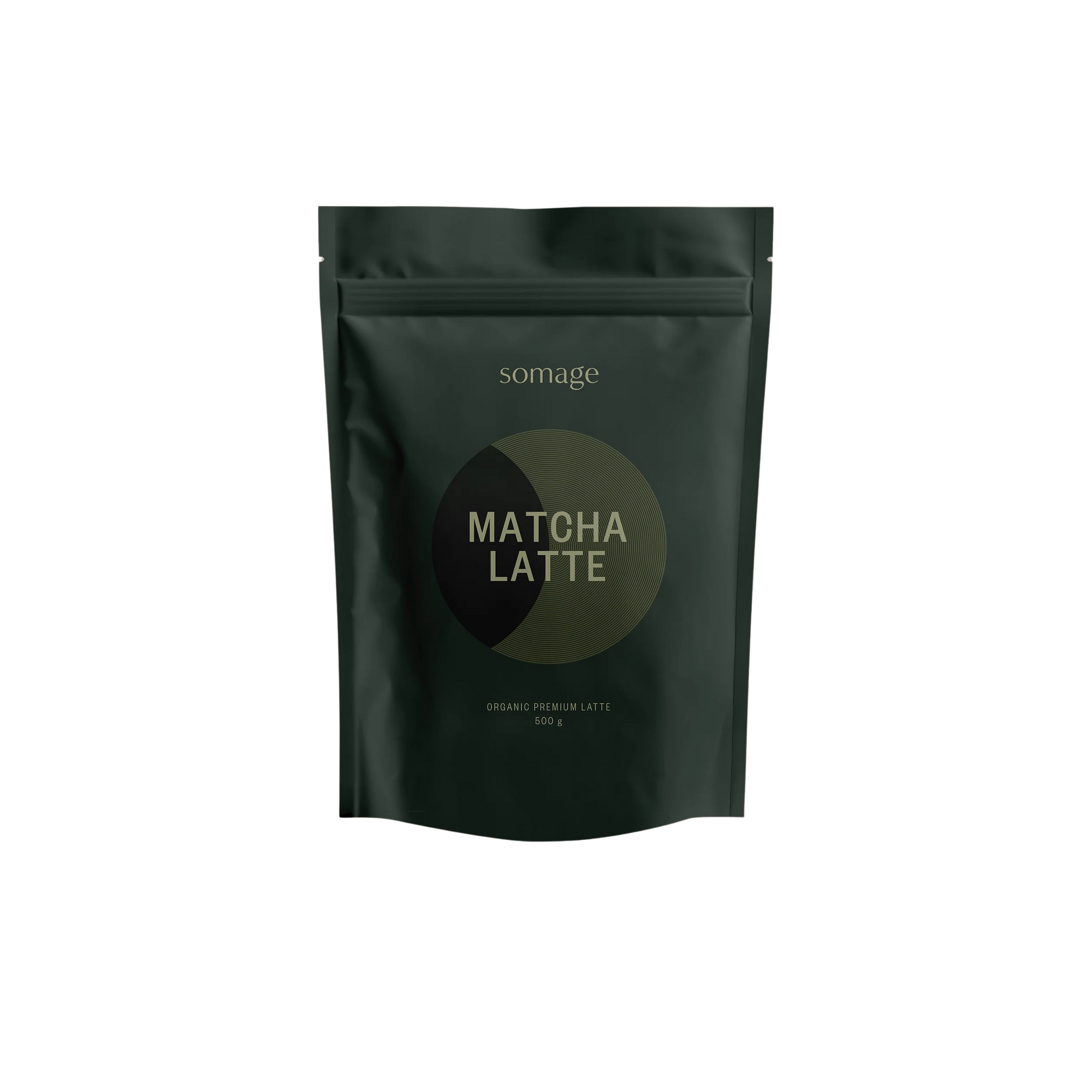 Matcha latte sold by Black Market Coffee
