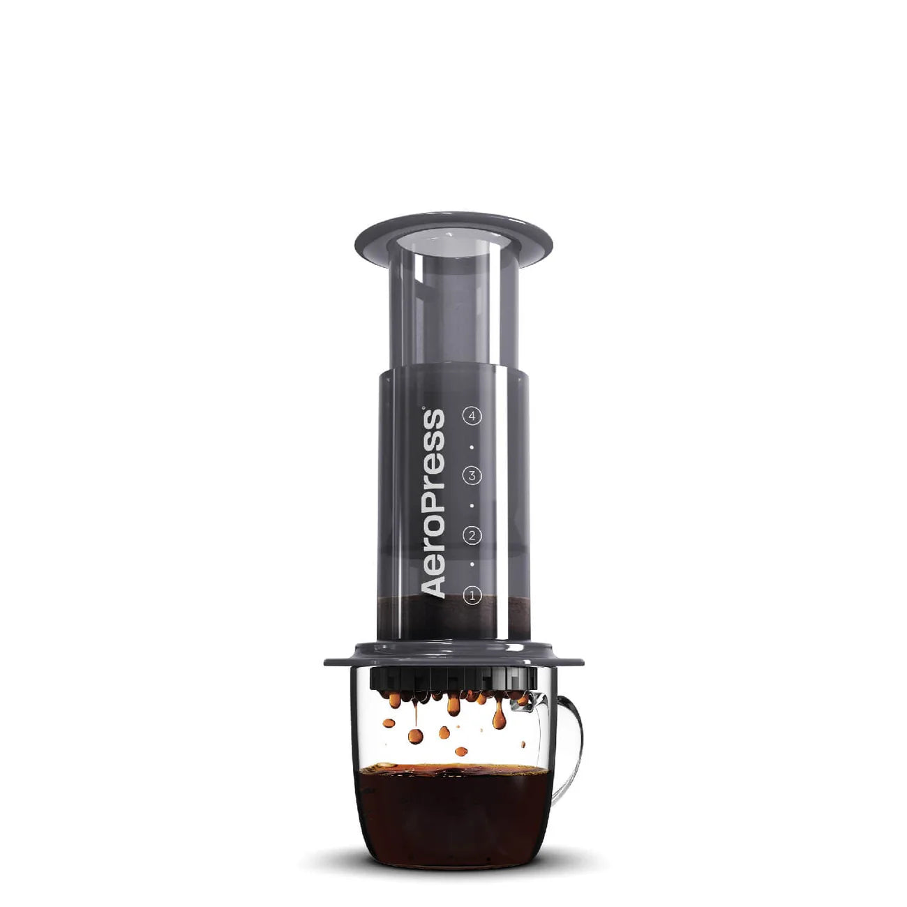 Aeropress Original complete coffee brewing system with chamber, plunger, filters and accessories