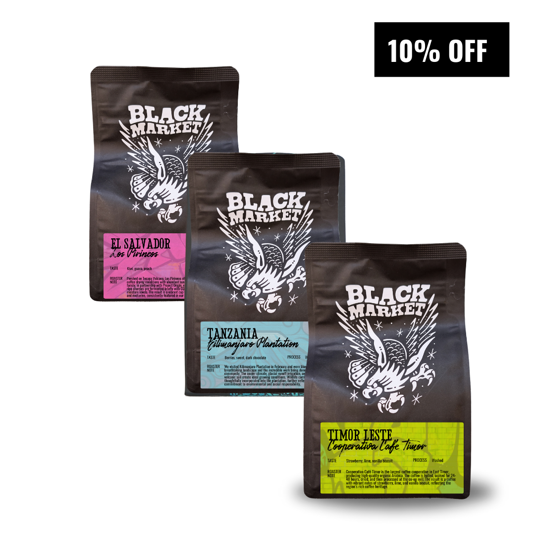 three single origins - Black Market Coffee Subscription