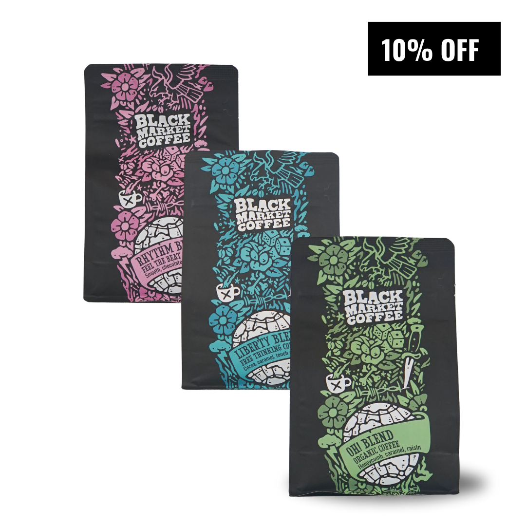 Pre Paid Subscription for Fresh Roasted Beans By Black Market Coffee