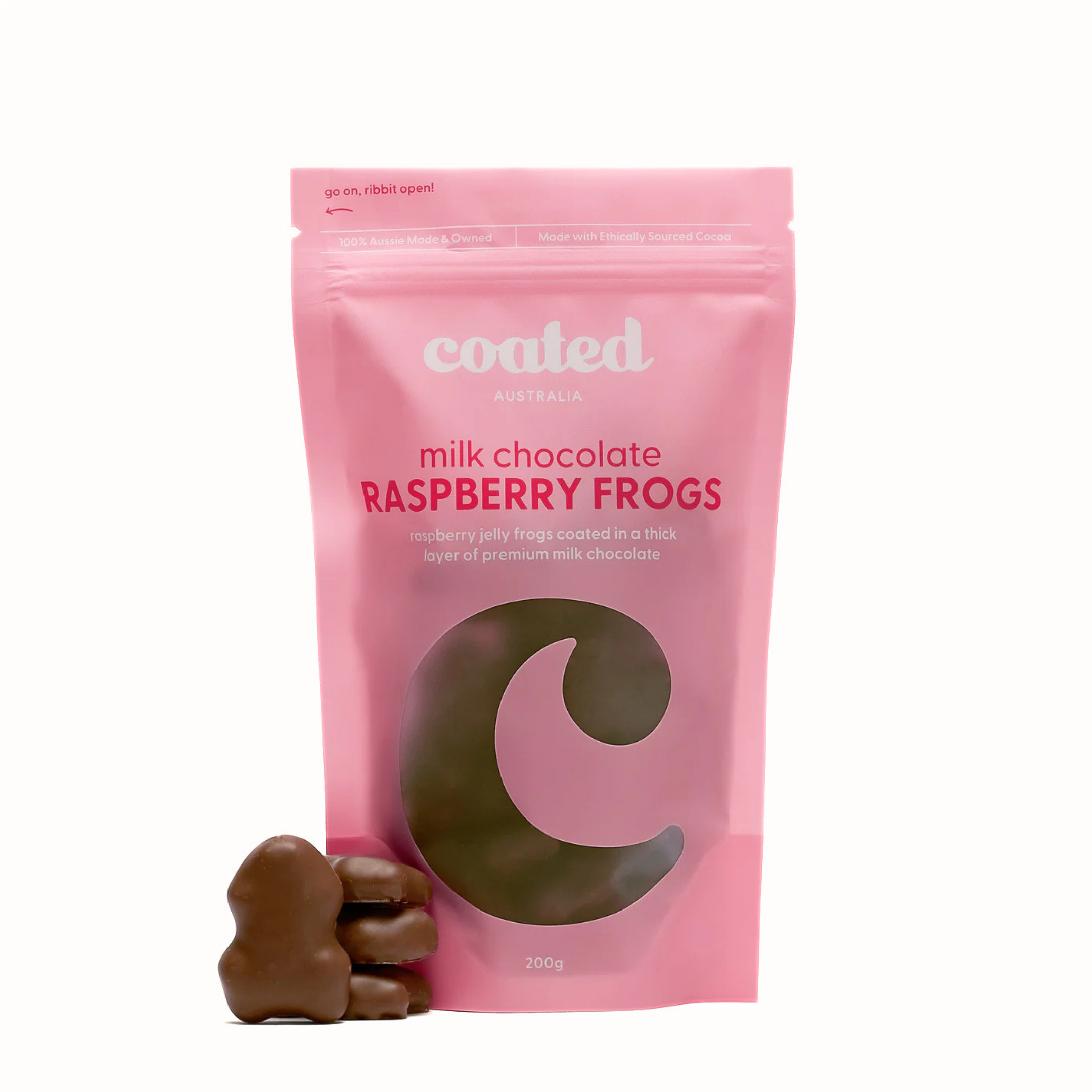 Milk Chocolate Raspberry Frogs