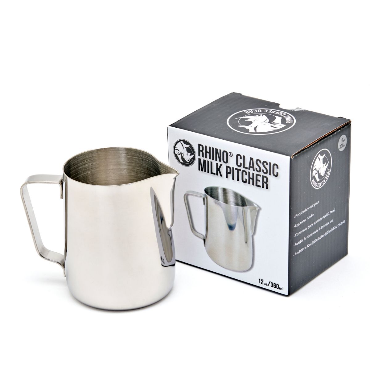Rhino Classic Milk Pitcher 12oz