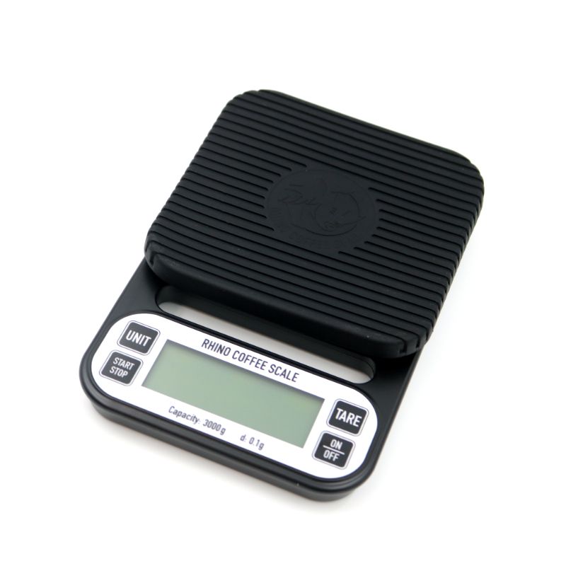 Rhino Brewing Scale 3kg - precision coffee scale with timer and backlit display