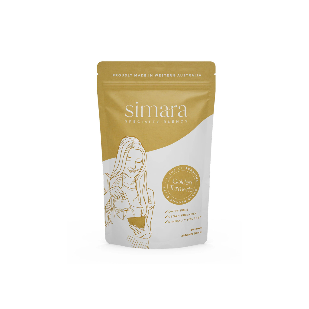 Golden turmeric latte blend 250g with coconut sugar cinnamon ginger from BlackMarket Coffee