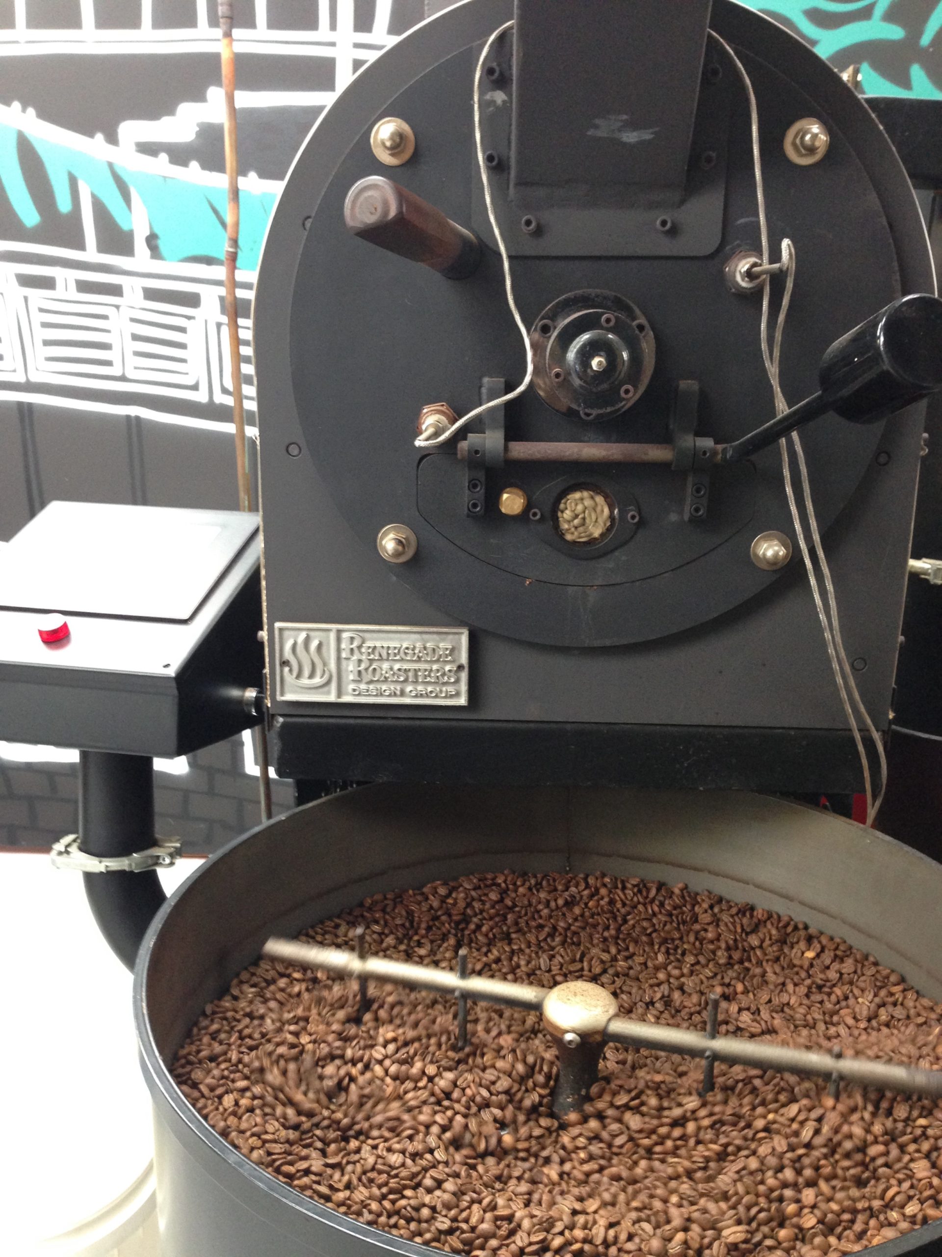 See our coffee roaster