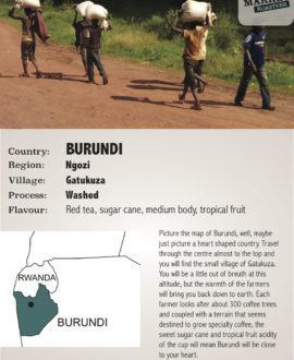 Burundi coffee beans